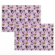 Smooth Fox Terrier Fabrics In Pink TINY