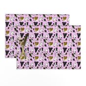 Smooth Fox Terrier Fabrics In Pink TINY