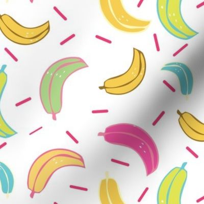 Bright and Cheery Bananas Summer pattern