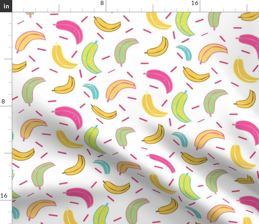 Bright and Cheery Bananas Summer pattern