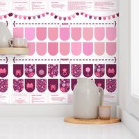 Banner/Bunting Kit - Pinks