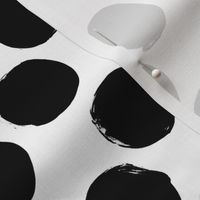 Polka Dots small – black white