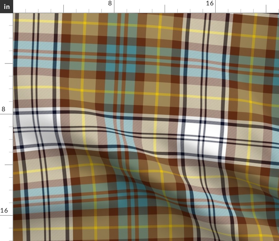 Gordon dress tartan #5, 12"