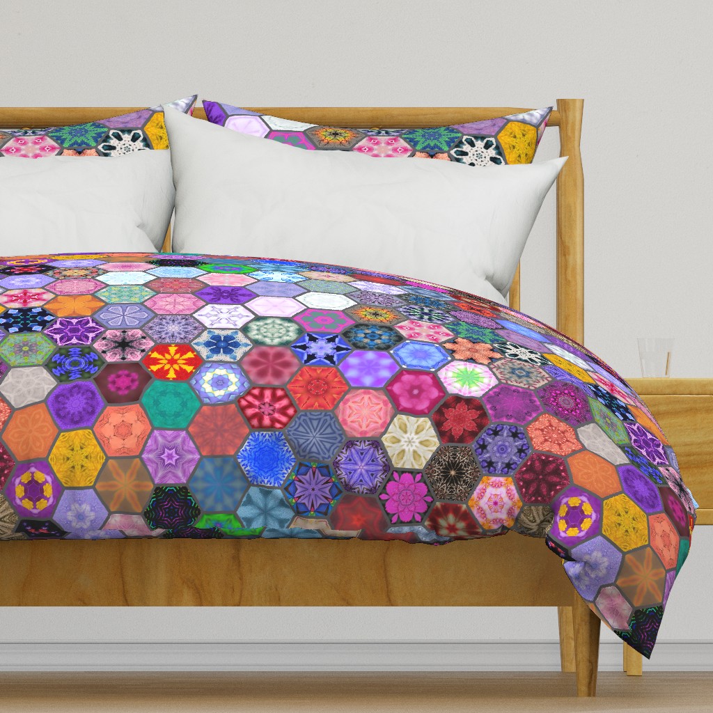 Snowcatcher Hexie Patchwork