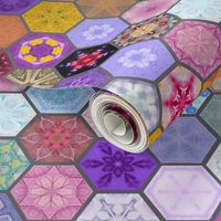 Snowcatcher Hexie Patchwork