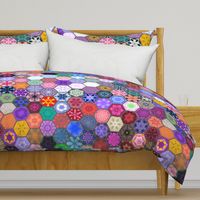 Snowcatcher Hexie Patchwork