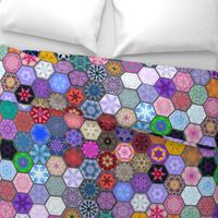 Snowcatcher Hexie Patchwork