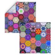 Snowcatcher Hexie Patchwork