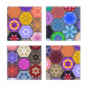 Snowcatcher Hexie Patchwork