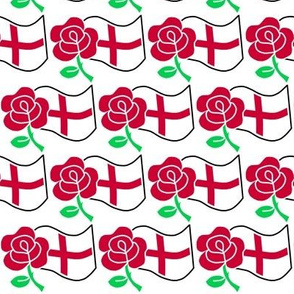 Rose and St George's Flag