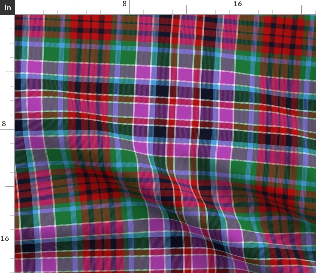 Gordon Red tartan #1, 12", 1819 Wilson's of Bannockburn