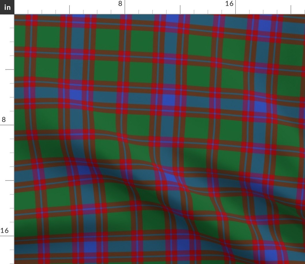 Logan or Skene tartan #1 / Wilson's #119, 6" bright