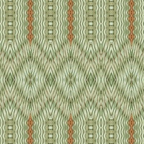Green and brown willow wicker