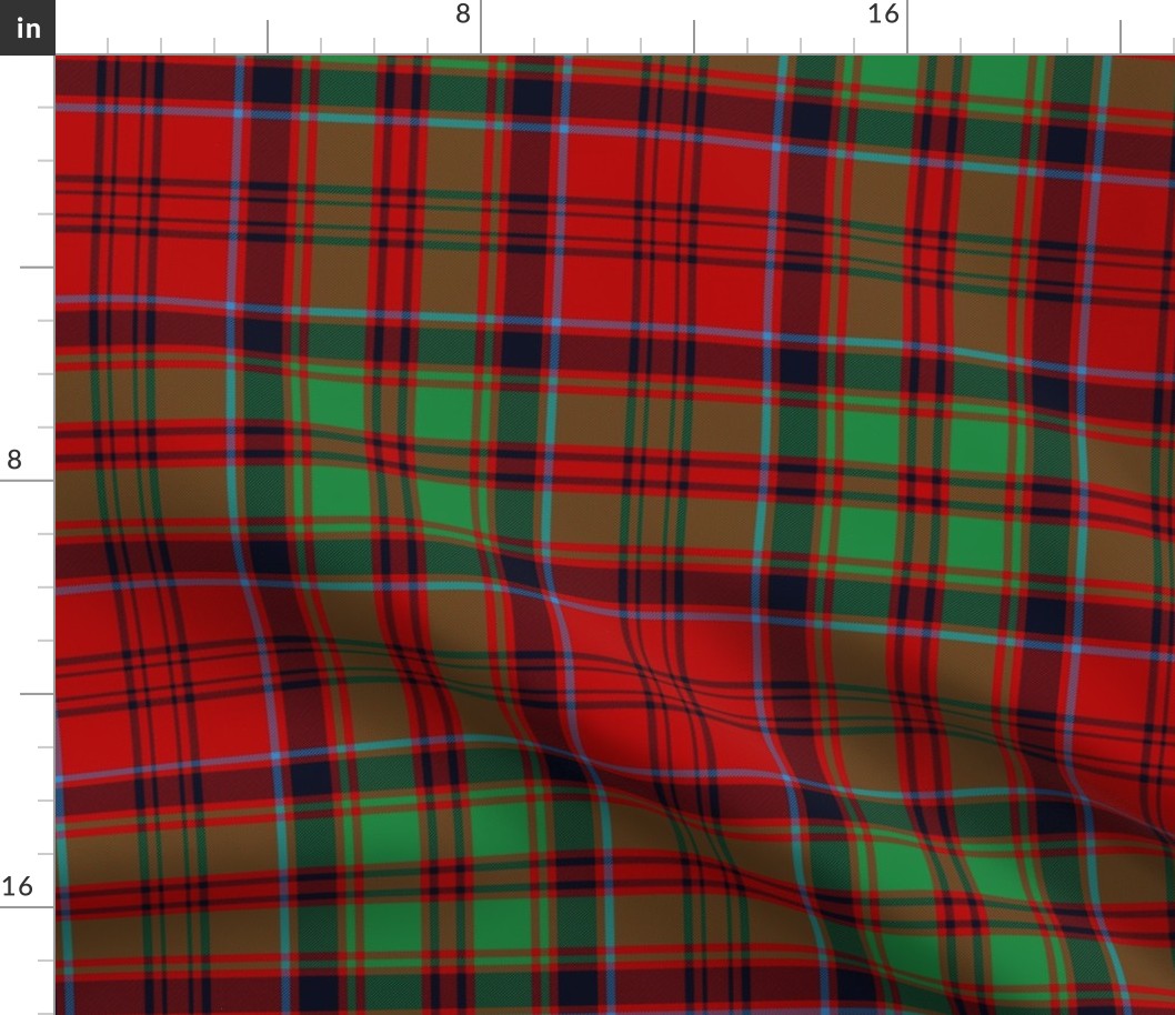 Grant 1819 tartan #1, 9" alternate colors