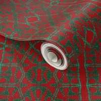 Red Green Woven 