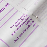 Banner/Bunting Kit - Purples