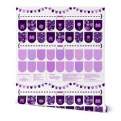 Banner/Bunting Kit - Purples