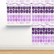 Banner/Bunting Kit - Purples