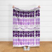 Banner/Bunting Kit - Purples