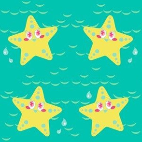 Splashy Starfish! - Summer Daydream - © PinkSodaPop 4ComputerHeaven.com
