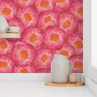 Peonies Fabric and Wallpaper