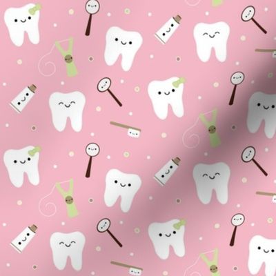 Happy Teeth & Friends - Light Piink