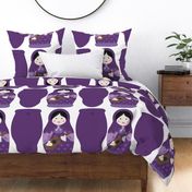 Matryoshka Solo Artist Pillow - Purple