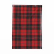 Erskine black and red tartan, 6"