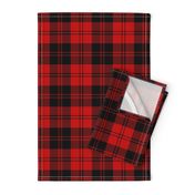 Erskine black and red tartan, 6"