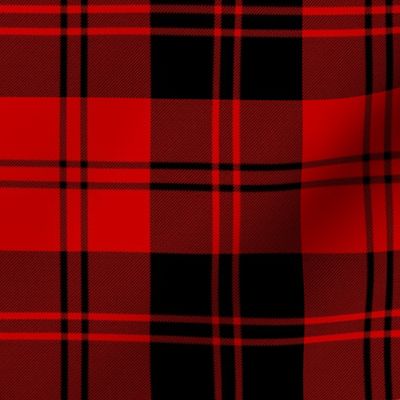 Erskine black and red tartan, 6"