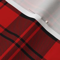 Erskine black and red tartan, 6"