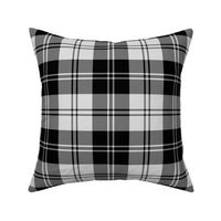 Erskine or Ramsay tartan - 6" black and pale grey