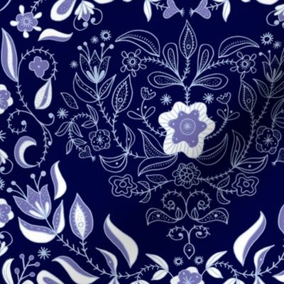 Dutch Heart: Indigo Blue