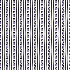 Midnight Stripe (Light Purple)