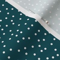 Dark Teal Swiss Dot