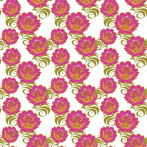 Pink-Yellow-flowers-BKGRD-Tile