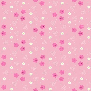Happy Flowers - Pink - Small