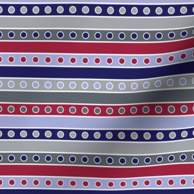 Patriotic Dotted Stripes