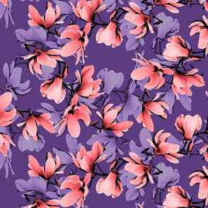 floral purple