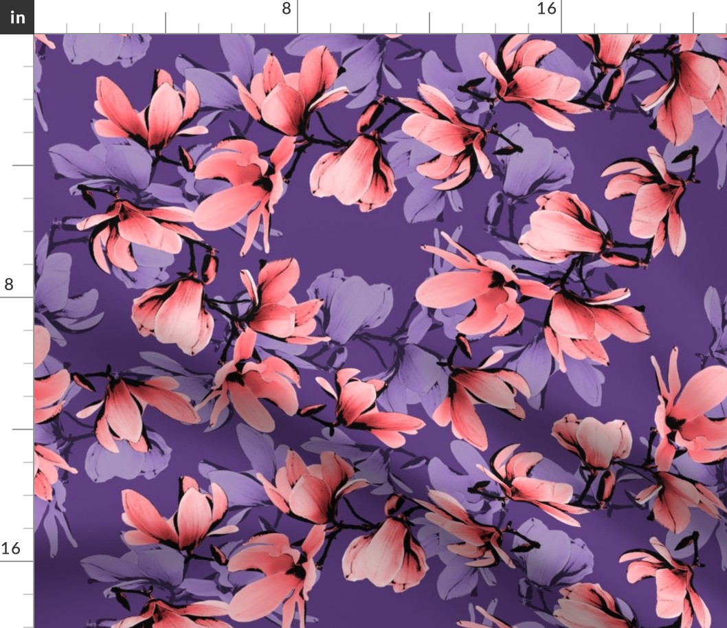 floral purple