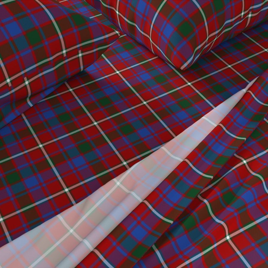 Robertson tartan - white line variant, 9"