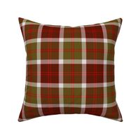 Bannockbane trade tartan,  6" red and brown