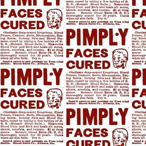 Botanic Blood Balm Pimple Cure Ad