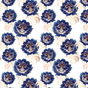 Metalic-Blue-flowers-BKGRD-Tile