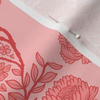 rococo wallpaper - pink