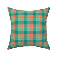 paneled tartan - 3" - retro surfing