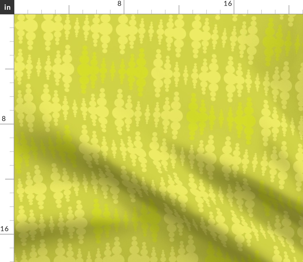 Frequency in Mustard, Pea, and Lemon | 24" Repeat