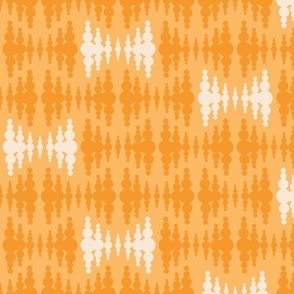 Frequency in Creamsicle | 24" Repeat