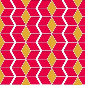 Red and Yellow Pepper Chevrons