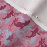 Oh My Sharks! Pattern in Red & Purple Hues